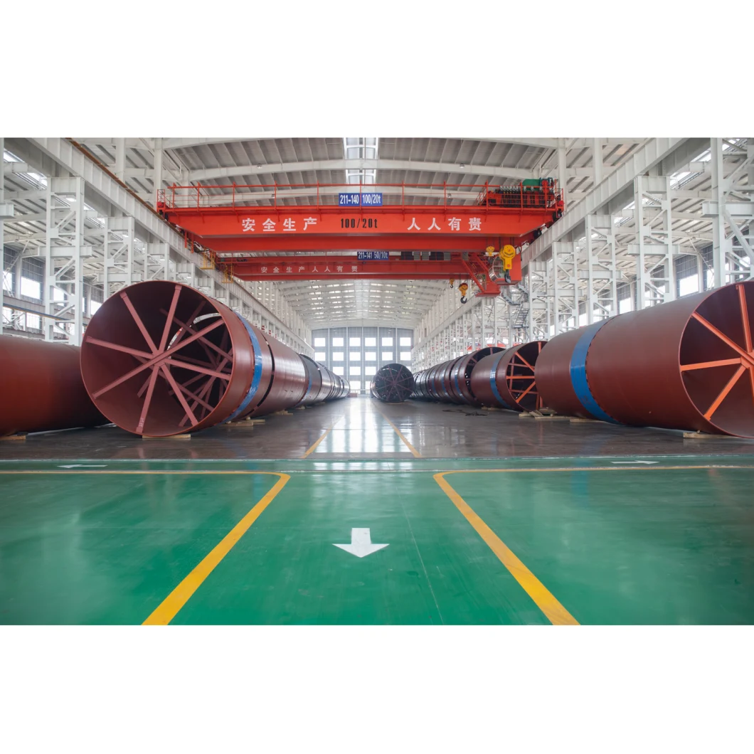 4.8*76m Cement Clinker Nickel Zinc Oxide Metallurgy Lime Vertical/Rotary Kiln